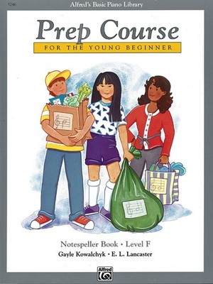 Alfred's Basic Piano Prep Course Notespeller, Bk F: For the Young Beginner (Alfr