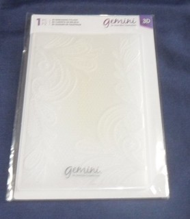 A Gemini embossing folder.