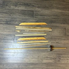 VTG Navajo Native American Weaving Tools Lot Wool Comb Batten Shuttle Loom Shed