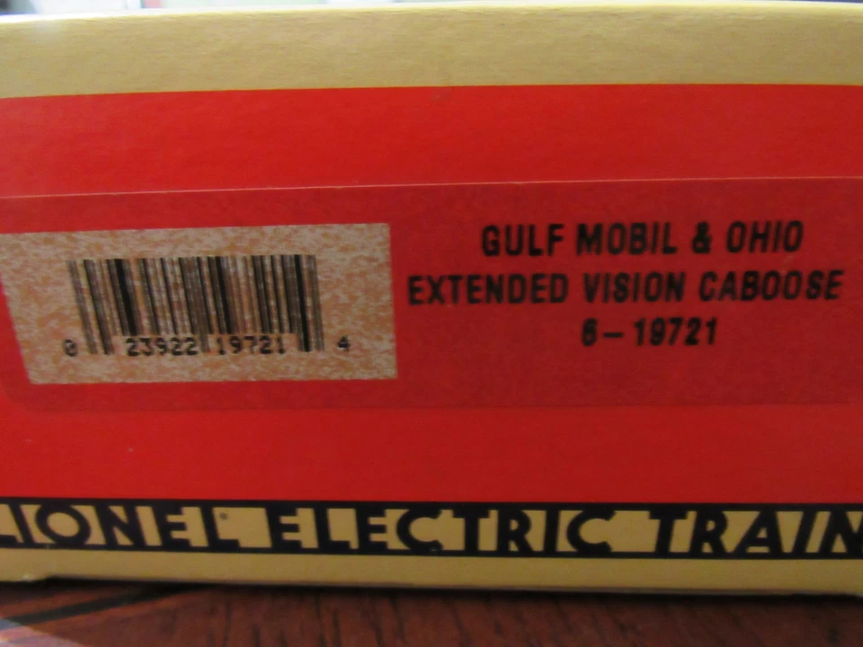 LIONEL ESCALA O #6-19721 GULF MOBIL & OHIO FURGÓN DE VISIÓN EXTENDIDA - NUEVO EN CAJA Foto 4 de 4