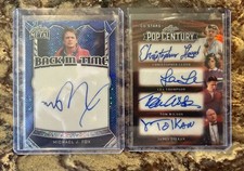 2026 Leaf Metal Back In Time Michael J. Fox 1/4 Auto Quad Characters Auto low #