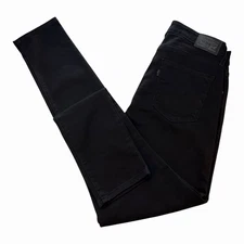 LEVI'S Womens 721 HIGH-RISE SKINNY SLIM-FIT BLACK JEANS~Size 12 (31 X 30)~NEW