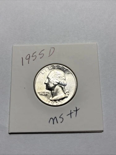 1955 D Mint Silver Washington Quarter Uncirculated