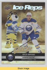 2023-24 Upper Deck MVP Ice Reps Gold Kyle Okposo Sabretooth #IR-18 READ kr0
