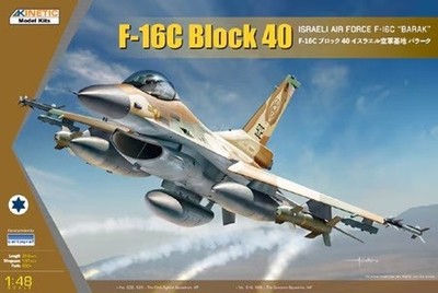 F-16C Block 40 IDF Baraka Wit-Kämpfer 1:48 Plastikmodell-Bausatz KINETIC