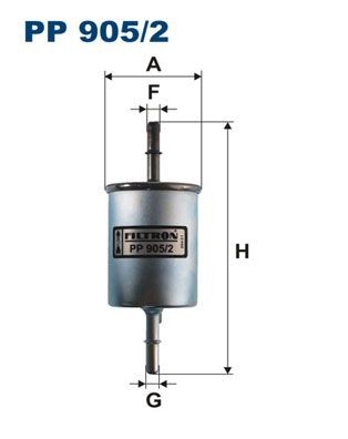 Kraftstofffilter Filtron PP 905 2 FÜR Chevrolet Daewoo Treibstofffilter-image