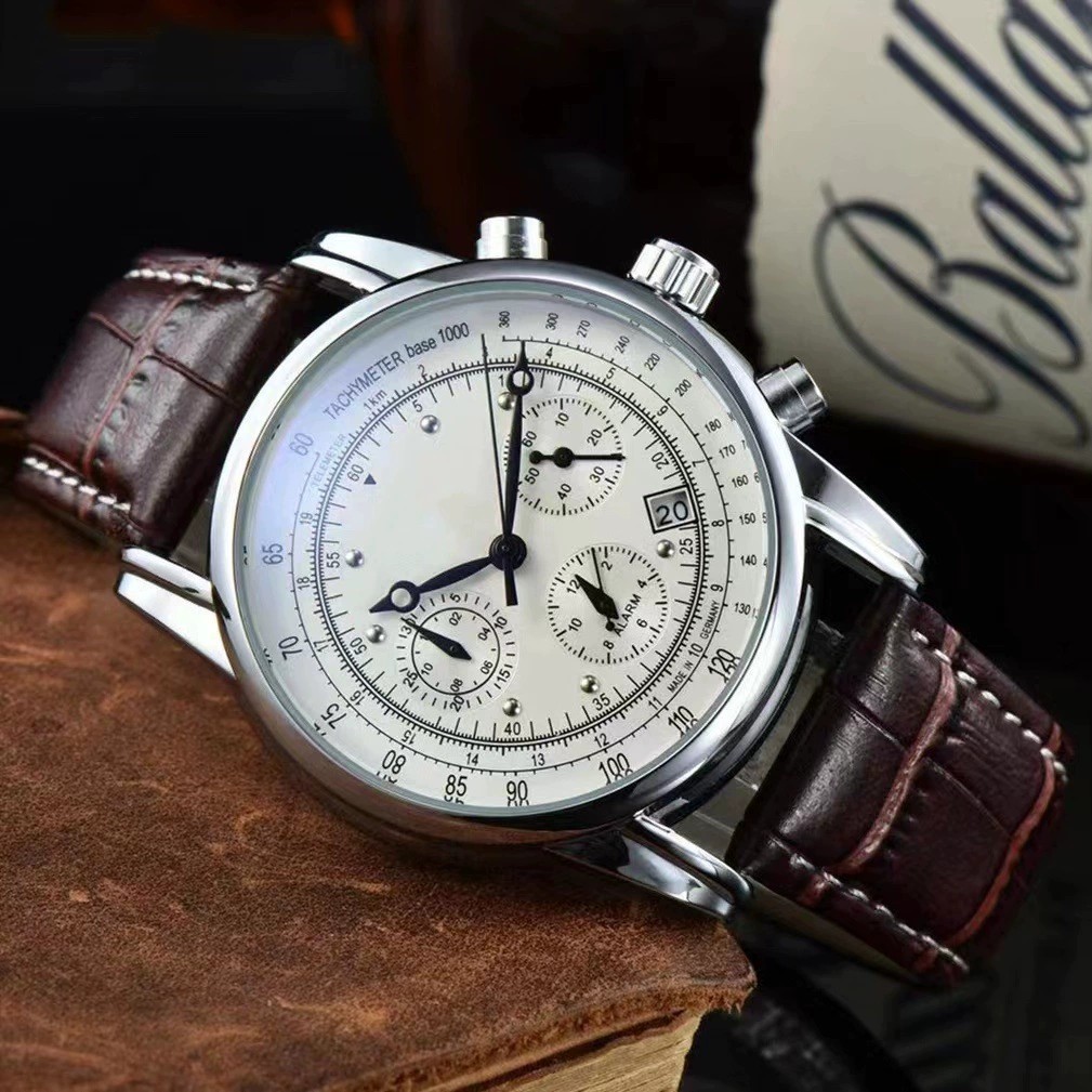 Mens Leather Band Fashion Luxury Airship Business Casual Men Watches - NEW