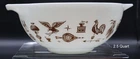 Vintage Pyrex AMERICANA 443 Nesting Cinderella Mixing Bowl  2 1/2 Quart