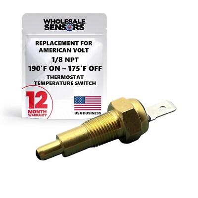 American Volt Electric Cooling Replacement Fan Grounding Thermostat Temperature
