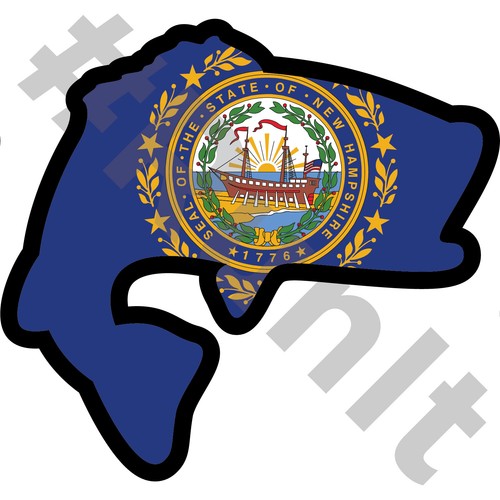 Largemouth Bass - State Flag (Decal) - Picture 35 of 56