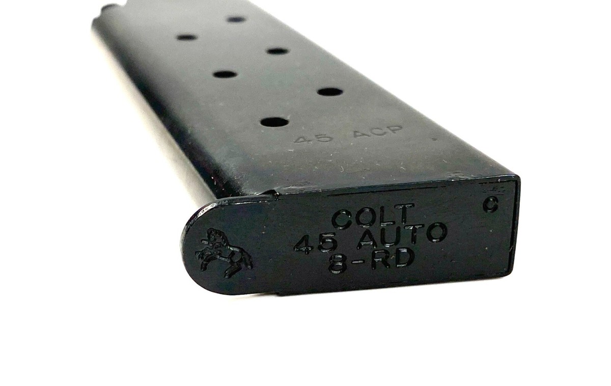 Colt 45 ACP 8 rd Blued Steel Magazine for 1911 Gov't & Commander