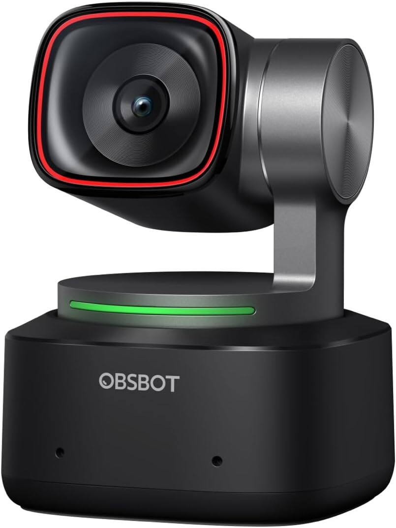 OBSBOT Tiny 2 Tiny2 Webcam 4K Voice Control PTZ AI Tracking with