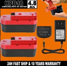 replacment for Black and Decker  HPB18 18 Volt 4.5Ah Battery /Charger HPB18-OPE