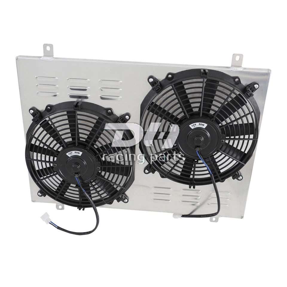 Aluminum Shroud+12"x2 Fan Fit 1981-82 FORD GRANADA/MERCURY ZEPHYR/LINCOLN #138 - Image 3 of 4