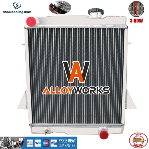 Aluminum Radiator 3 Row Fit 1968-1974 Triumph TR6 1967-1969 TR250 TR ...