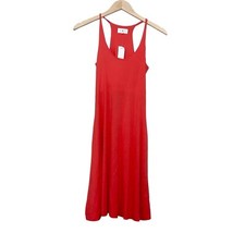 Lou & Grey Red Signature Soft Jersey Dress Strappy Pocket LOFT Size XS
