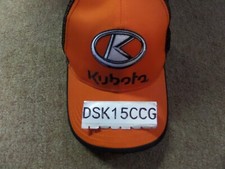 KUBOTA CAP Orange Black Trim Mesh Bsck brand new