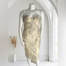 Katie May Lace Corset Like Top Dress