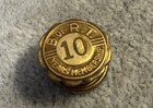 B of RT Brotherhood Railroad Trainmen Lapel Pin 10 Year Membership 1/20 GF — photo 2