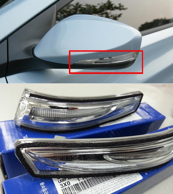 LED Turn Signal Side Repeater Lamp 2pcs for Hyundai Elantra I30 GT 2012