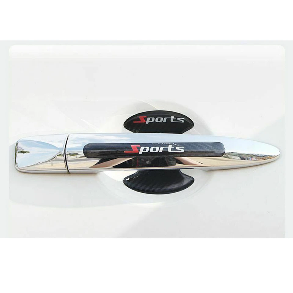 8x Tira protectora para manija de puerta de coche deportivo tazón de puerta antiarañazos Foto 4 de 4