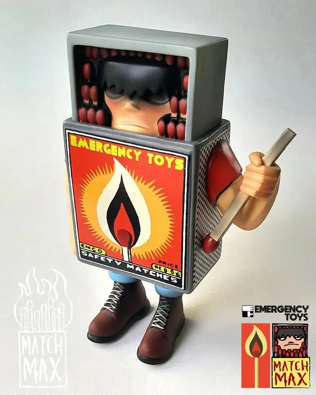Nueva figura de juguete de diseñador MATCH MAX de Emergency Toys Foto 2 de 4