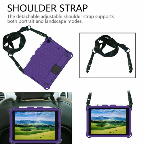 Stand Strap Cover Shockproof Rubber Case for iPad 10th 9 8 7 5 6 Mini 2022 Air 5 - Picture 73 of 76