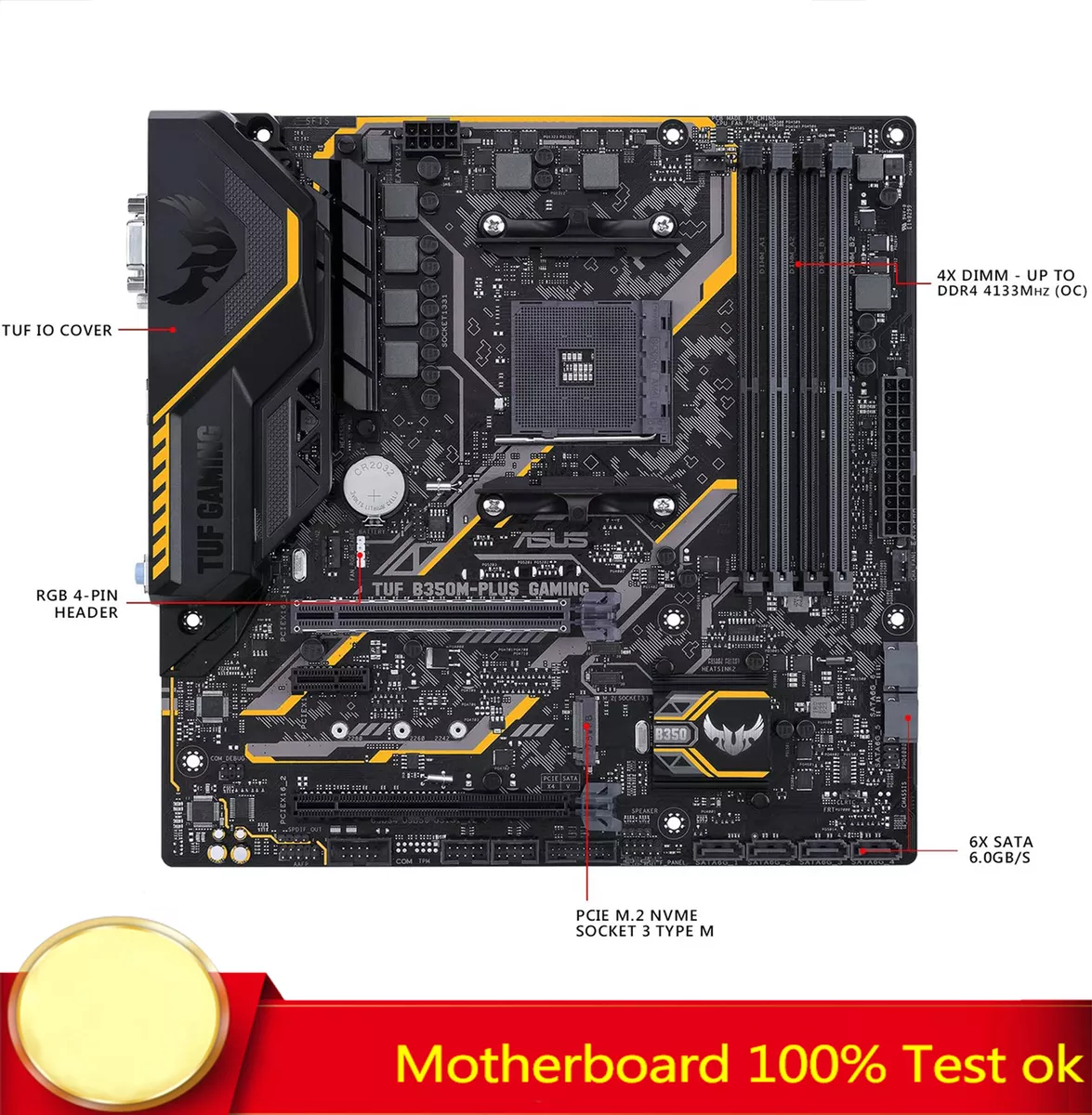 Asus tuf hotsell b350m