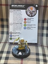 Heroclix TMNT Michelangelo 026 - Rare - Shredders Return Gravity Feed - NEW