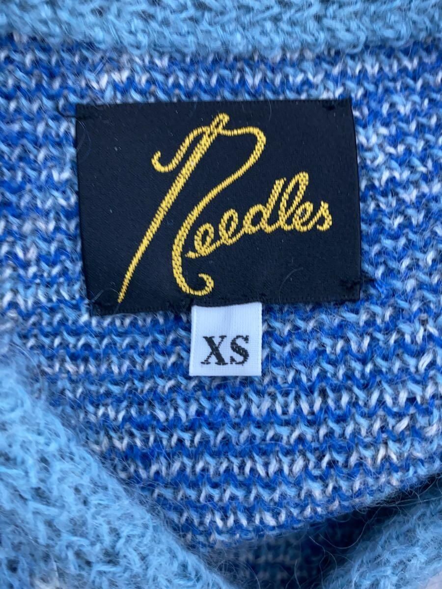 Needles Cardigan (Thick XS Mohair Blue Full Pattern LQ271 Needles Cardigan (Thick XS Mohair Blue Full Pattern LQ271