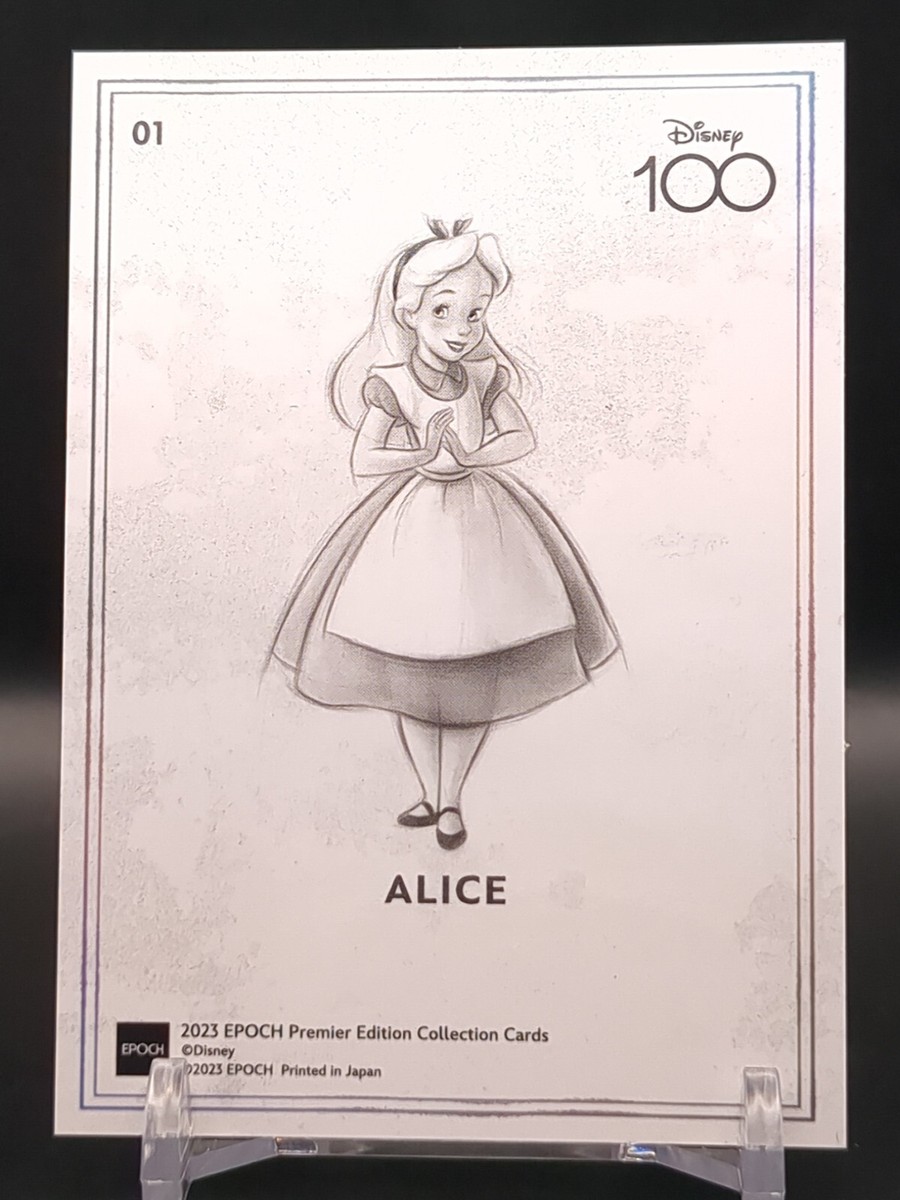 Alice #01 Disney 100 Collection Card Anniversary EPOCH 2023 Japan