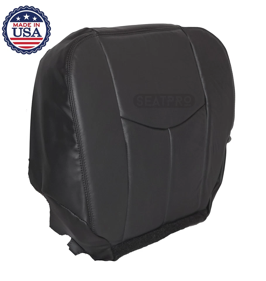 Cubierta de asiento inferior delantera de cuero gris oscuro para Chevy Avalanche 1500 Z71 2003-2004 Foto 3 de 4