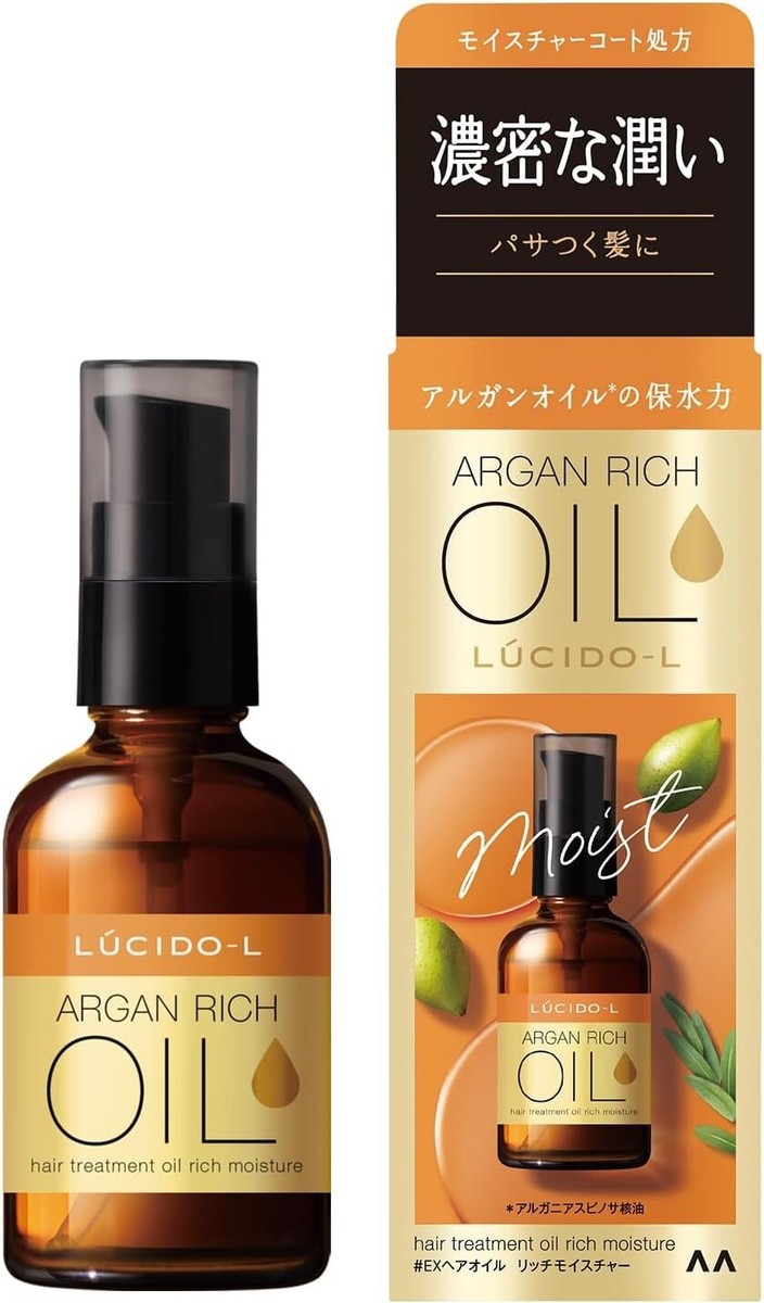 Lucido-L Argan Rich Hair Treatment Oil Rich Moisture 60ml Made In