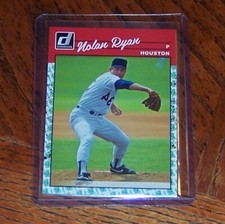 2023 Panini Donruss NOLAN RYAN 1990 Retro LIBERTY Variation Reverse Image SP
