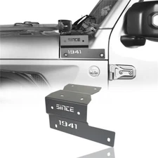 2x A-Pillar LED Cube Light Bar Mounting Brackets for Jeep Wrangler JL JT 18-25