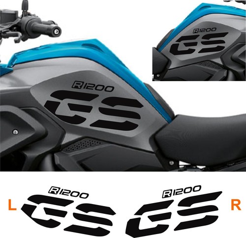 2 Aufkleber Für Seitentank – Kompatibel Mit BMW R 1200/1250 GS Adventure LC (rot-schwarz)