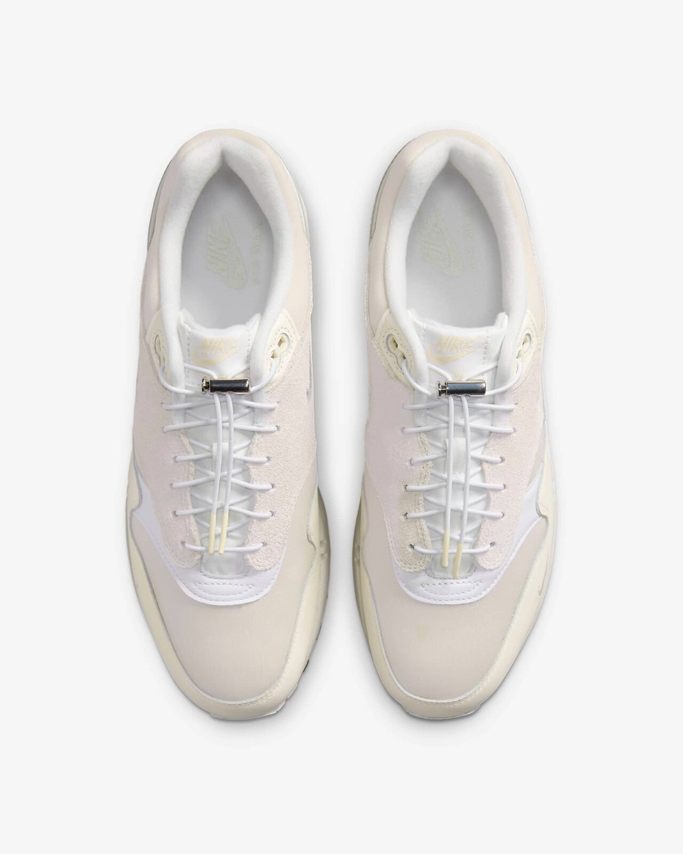 Nike Air Max 1 Premium Shoes Sneakers Summit White/Sail/Milk