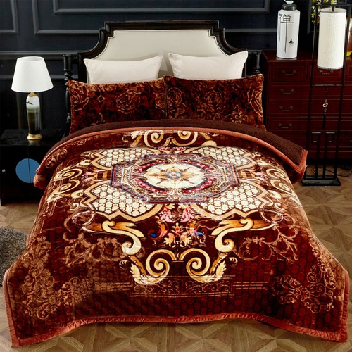 3 Stück Sherpa Plüschdecke schwere Decke koreanisch weich Nerz Decken Winter warm - Bild 41 von 88