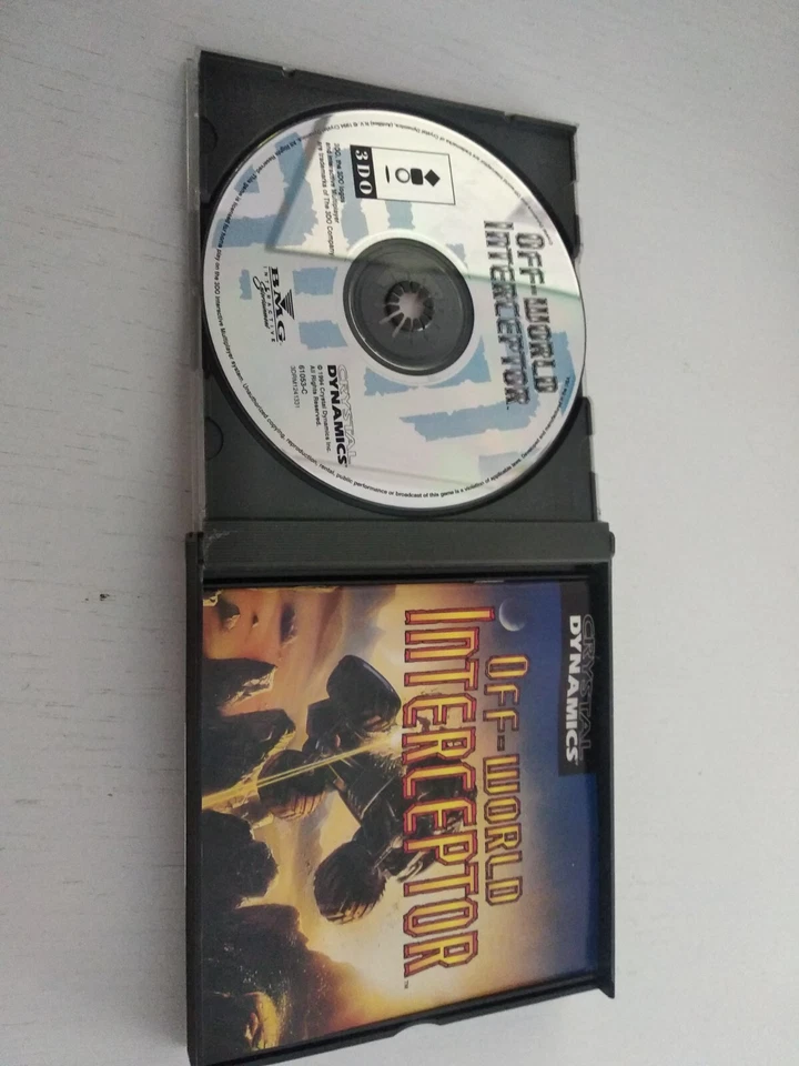 Off World Interceptor double cd box edition USA NTSC 3DO Interactive Multiplayer - Immagine 4 di 4