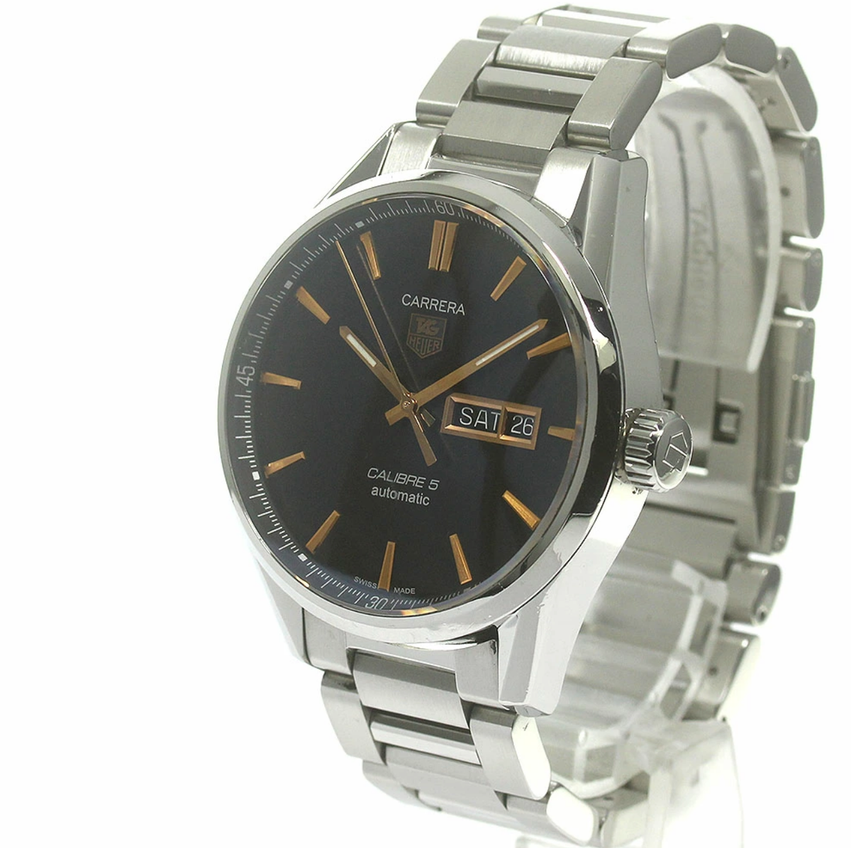 USED Excellent]TAG Heuer CARRERA CALIBRE5 Day-Date WAR201C  display picture 3
