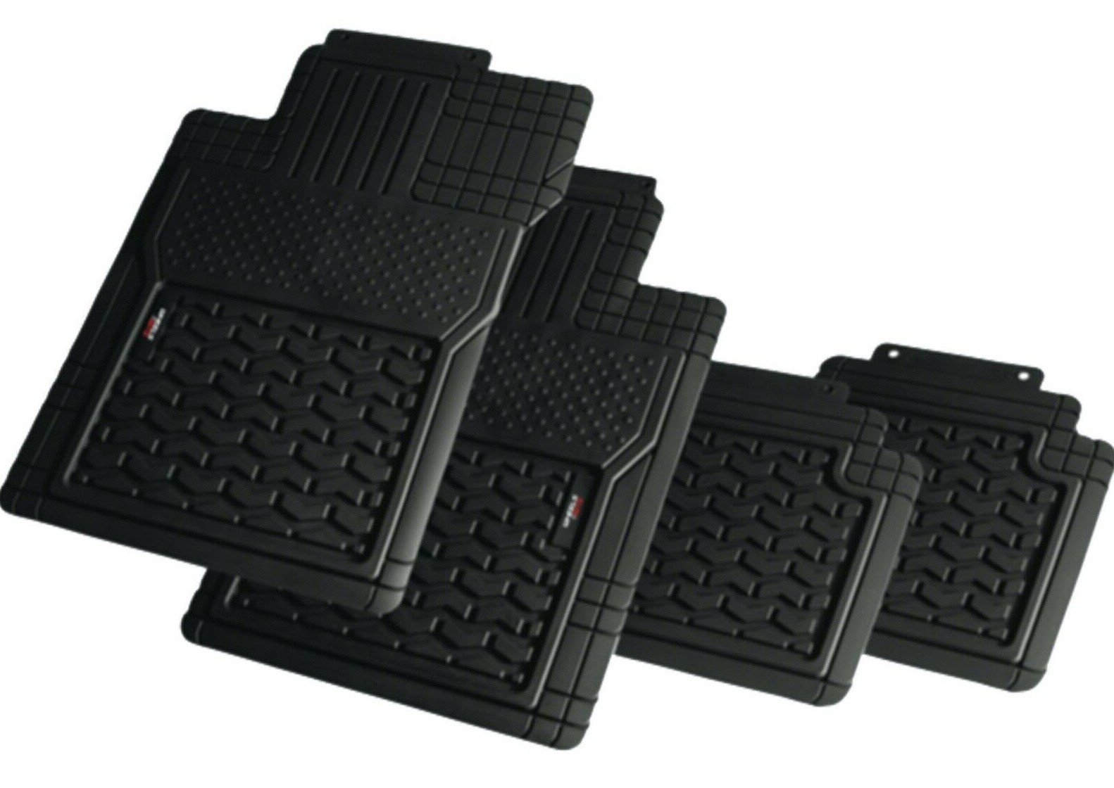 Rubber PVC Car Mats Trim to fit Front Rear None Slip Back to fit