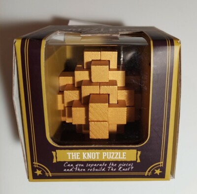 Professor Puzzle The Puzzler's Guild The Knot Puzzle Wooden Puzzler Brain Teaser
