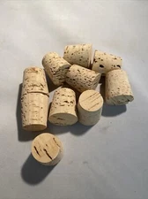 Tapered Natural Cork Stoppers RL16 Portugal - Set of 10