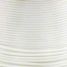Waxed Polyester Cord, White, 2mm, DIY Jewelry, Kumihimo, 5 yards, wax2