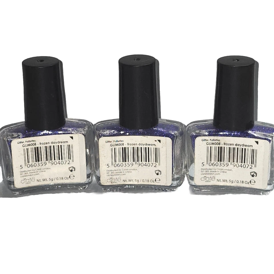 Ciate Mini Nail Glitter Glim008 Frozen Daydream 0,18 oz Ea Lote De 3 peças  - Imagem 2 de 2