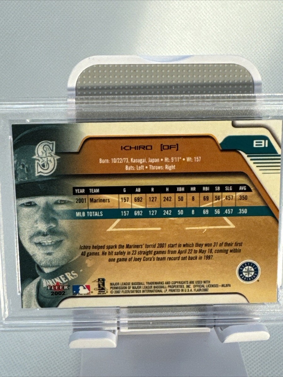 世界で5枚 MLB 2002 PSA 8 fleer premium イチロー 世界で5枚 MLB 2002 PSA 8 fleer premium イチロー