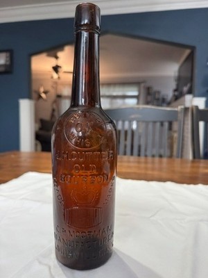 J.H. Cutter Old Bourbon bottle ~C.P. Moorman Manuf. Louisville, KY