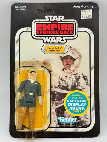 VINTAGE STAR WARS ESB 45 HAN SOLO HOTH SPECIAL OFFER MOC SHIPS WITH STAR CASE