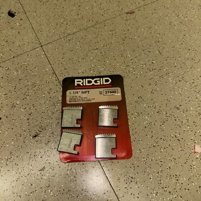 RIDGID 37830 3/4  NPT PIPE THREADER DIE SET FOR OO-R 11-R 12-R THREADER NEW