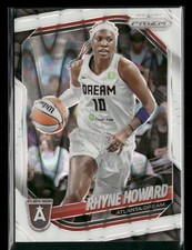 2025 Panini Prizm WNBA #11 Rhyne Howard White Seismic Prizms Atlanta Dream